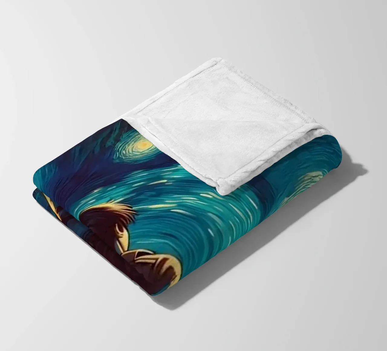 Eren nella notte coperta in pile da Waylons Studio