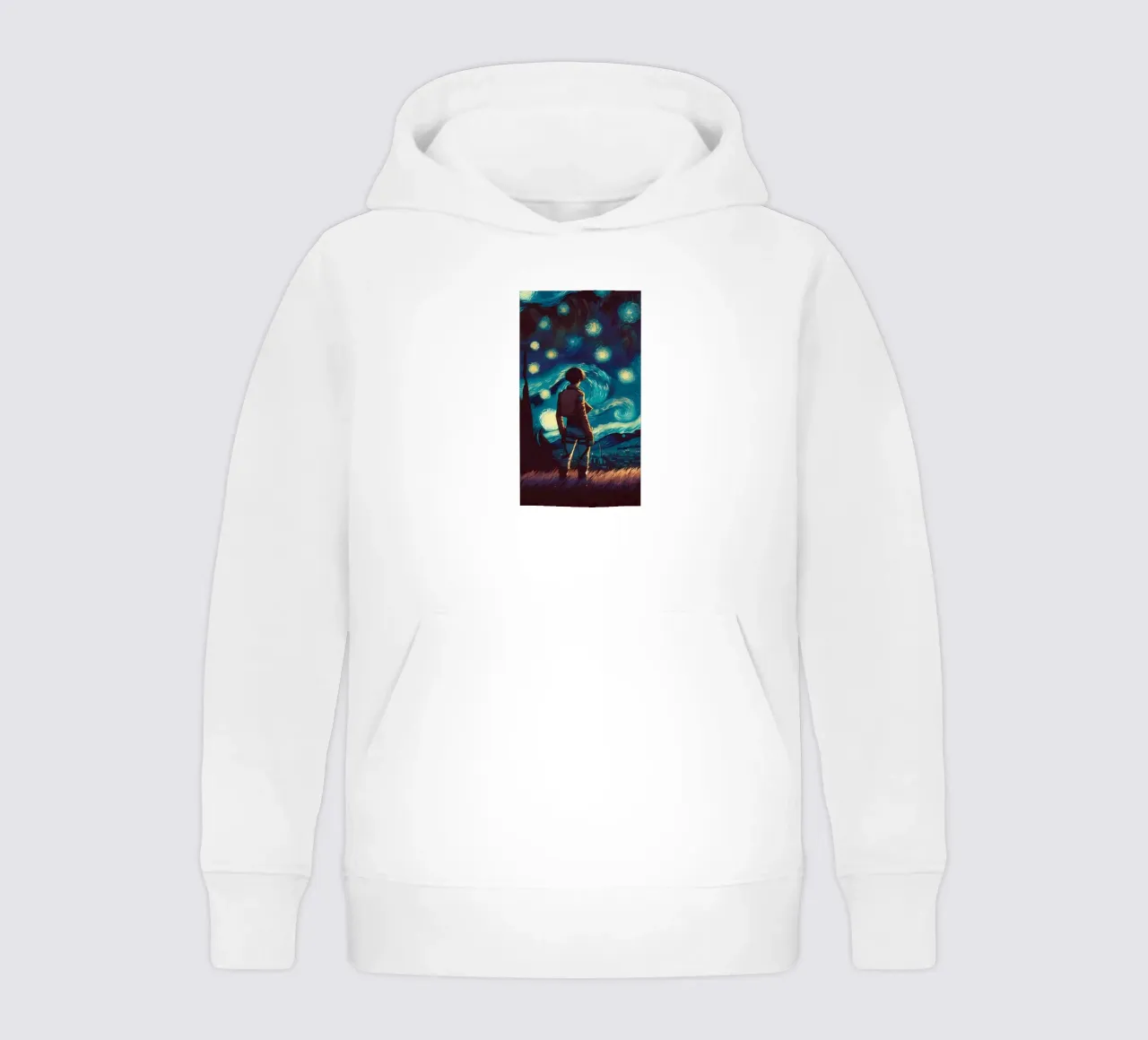 Eren in der Nacht Kinder Hoodie von Waylons Studio