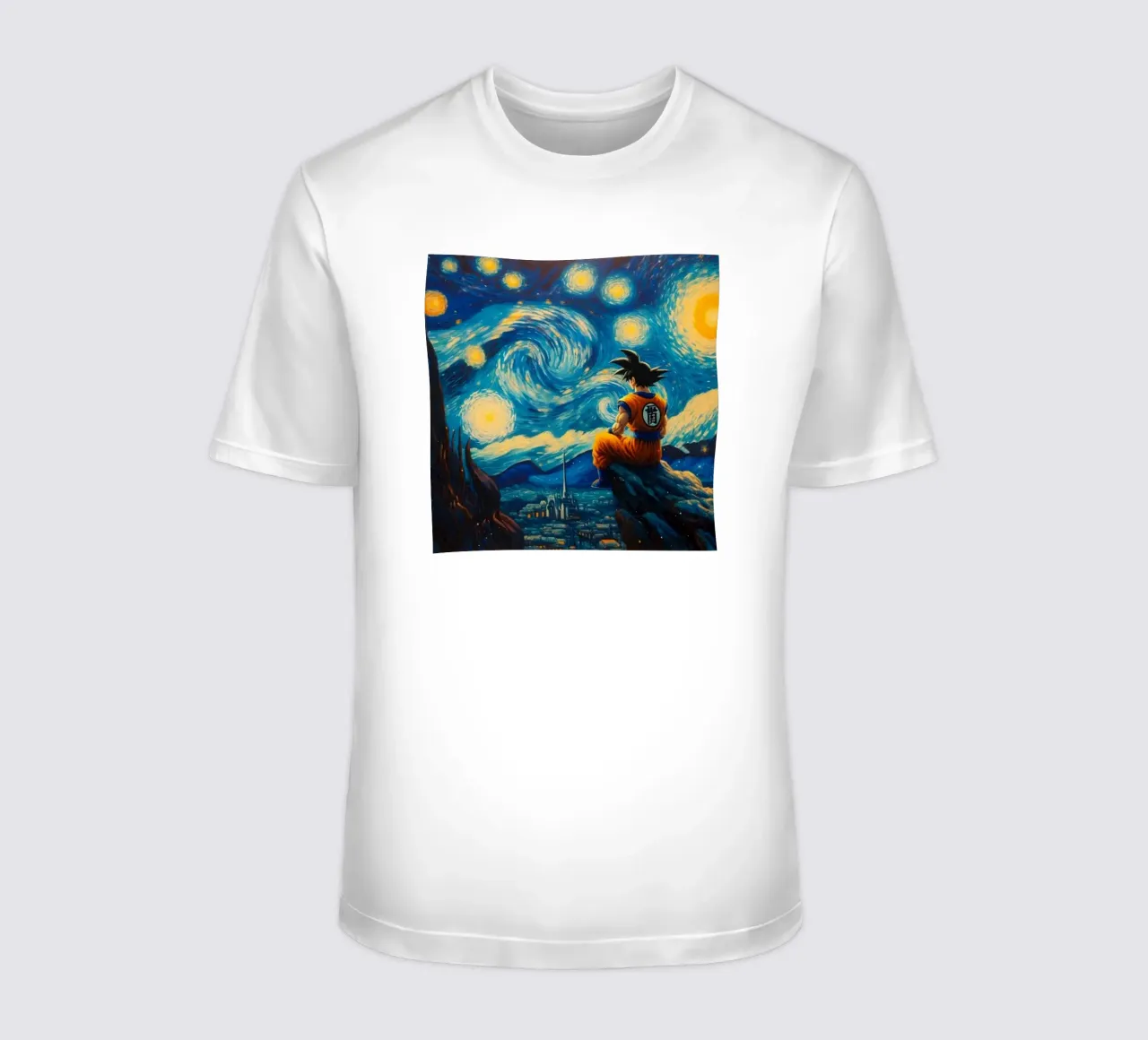 Goku di notte t-shirt da Waylons Studio