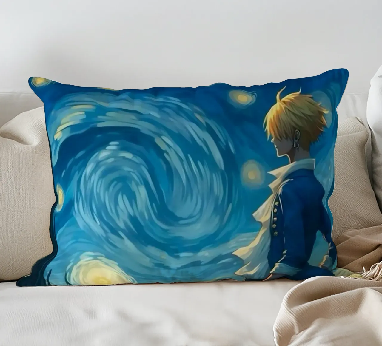 Sanji di notte cuscino da Waylons Studio