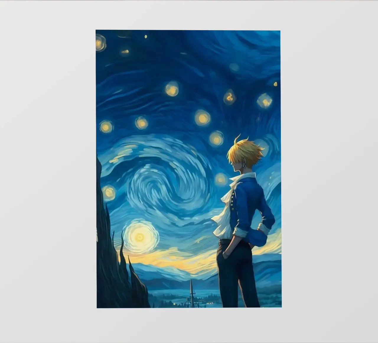 Sanji di notte telo in pvc da Waylons Studio