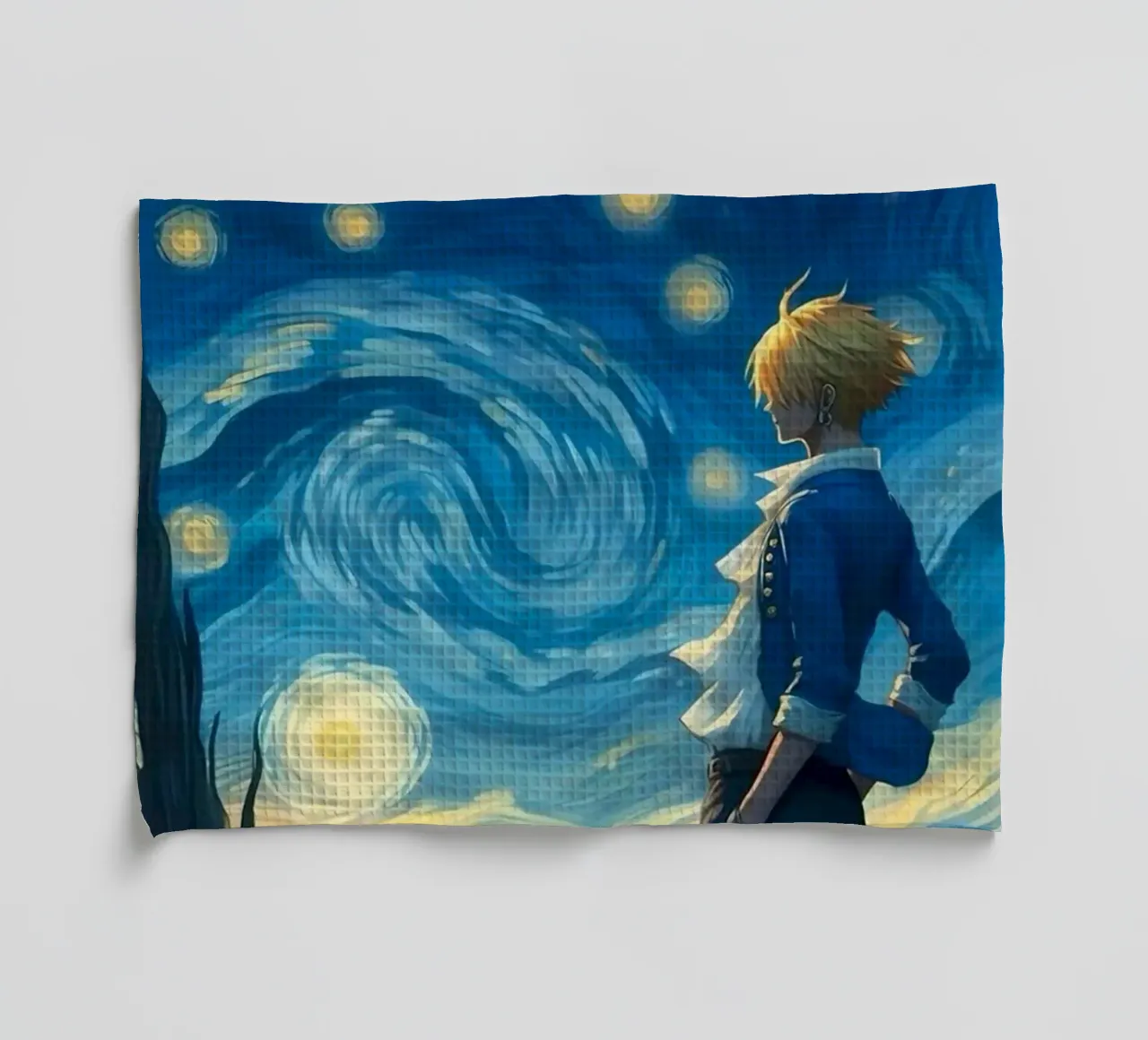 Sanji dans la nuit torchon de Waylons Studio