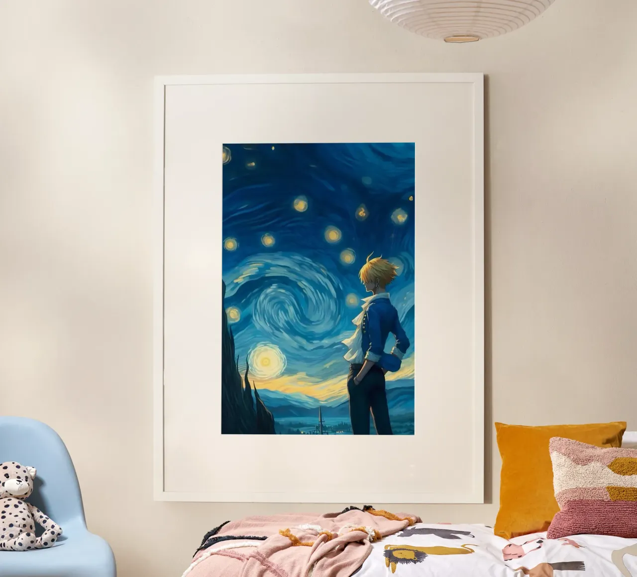 Sanji di notte carta hahnemühle da Waylons Studio