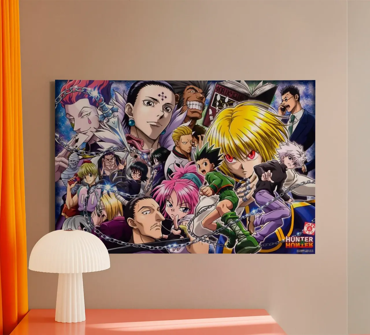 Il meglio dei personaggi anime tela con Cornice a cassetta da Waylons Studio