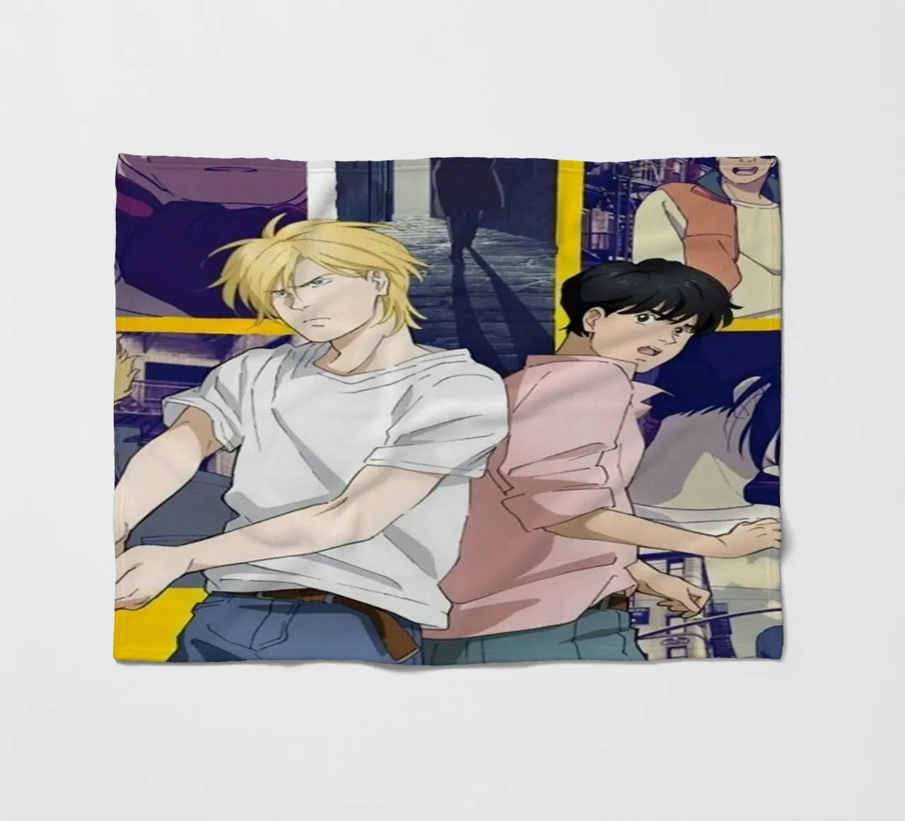 Banana fish coperta in pile da Waylons Studio