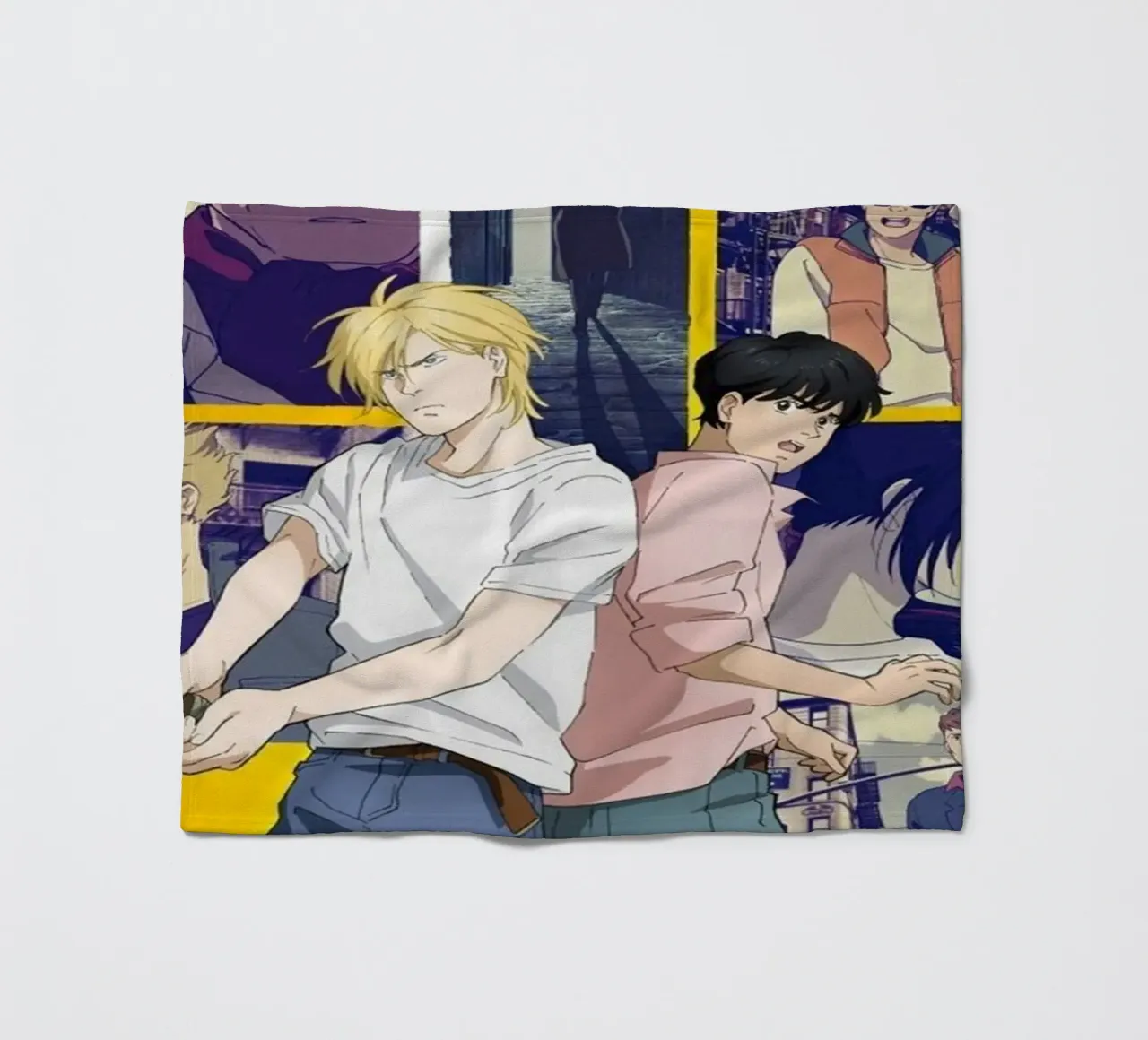 Banana fish coperta in pile da Waylons Studio