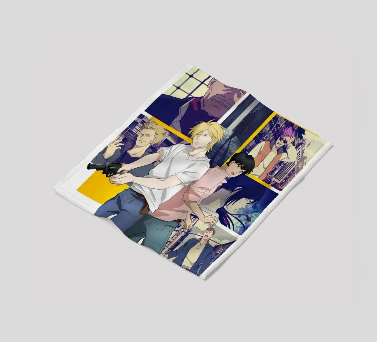 Banana fish coperta in pile da Waylons Studio