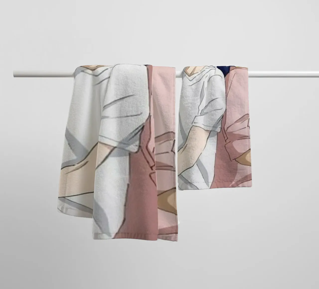 Banana fish towel by Waylons Studio