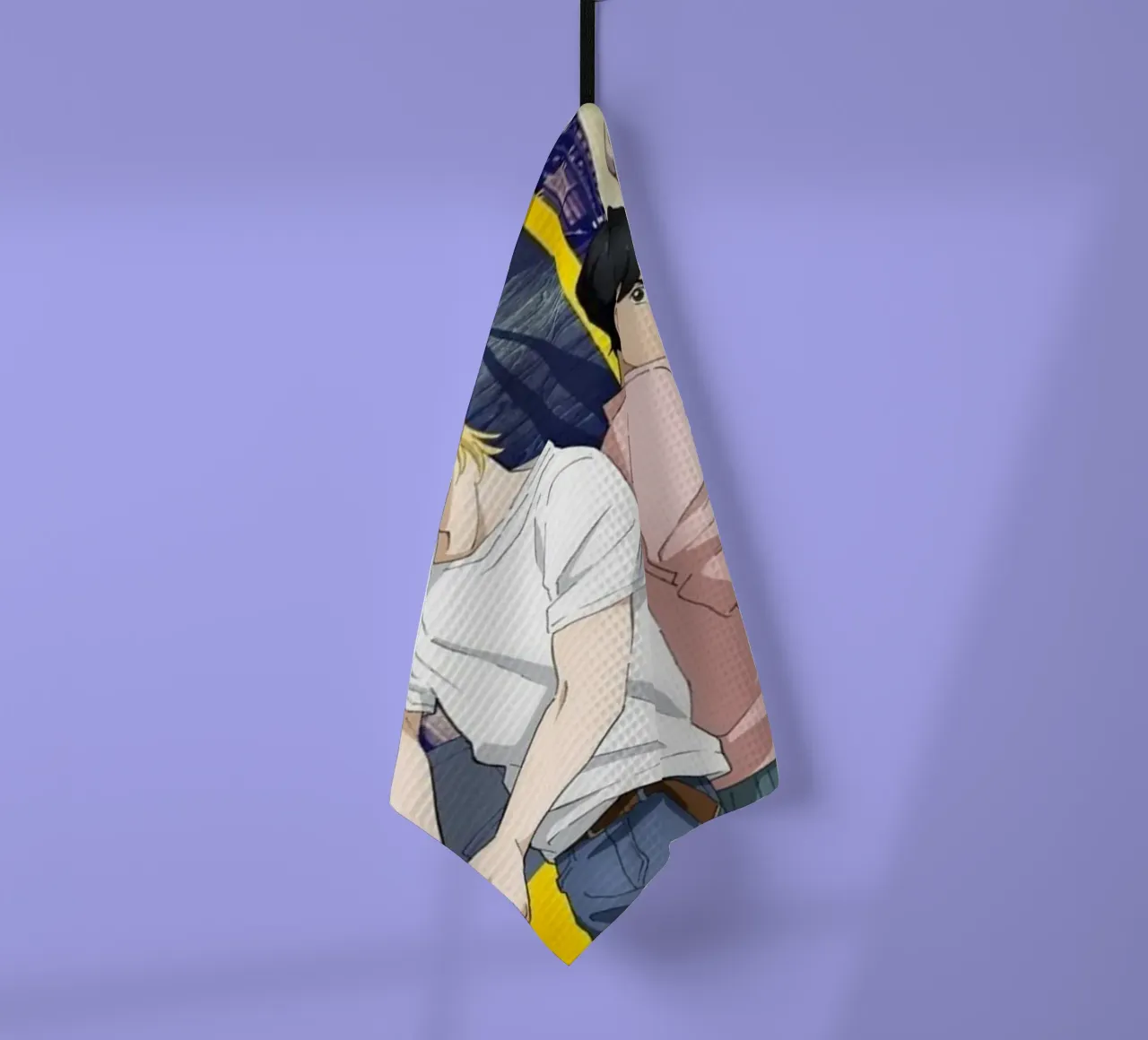 Poisson-banane torchon de Waylons Studio