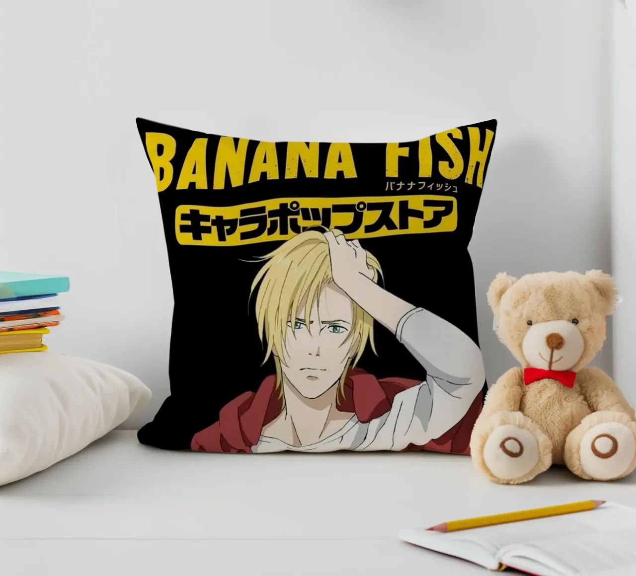 Banana fish cuscino da Waylons Studio