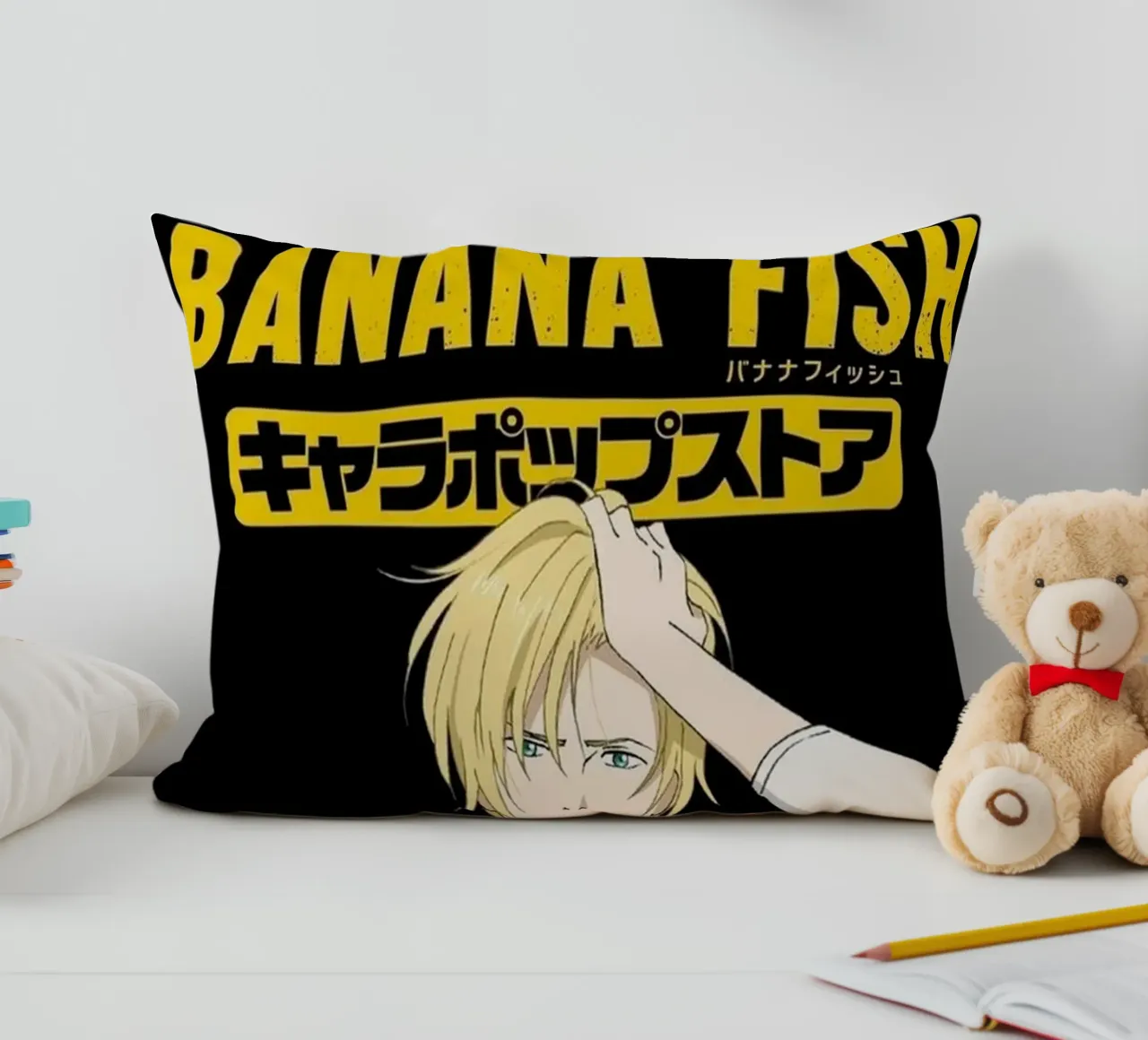 Banana fish cuscino da Waylons Studio