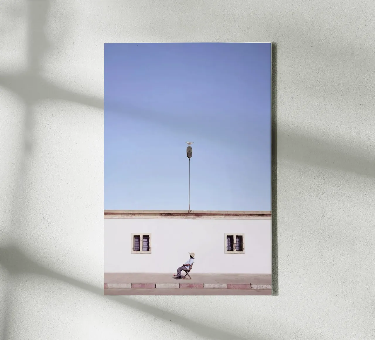 Sidewalk Sunbath tela con Cornice a cassetta da Rupert Höller