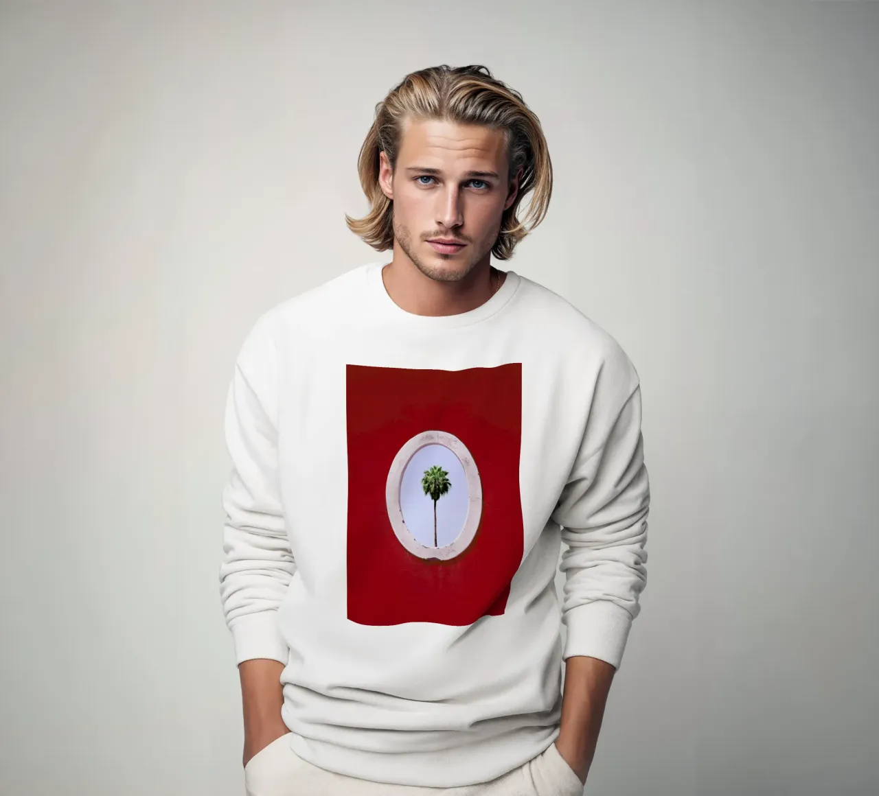 Palm Tree Portrait sweatshirt by Rupert Höller