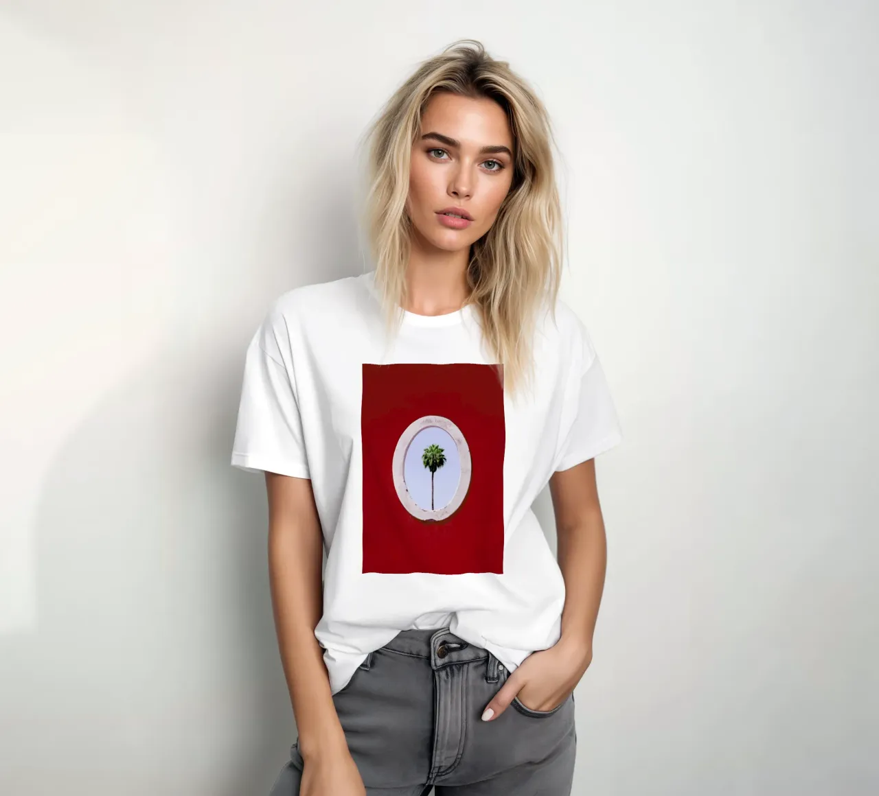 Palm Tree Portrait camiseta de Rupert Höller