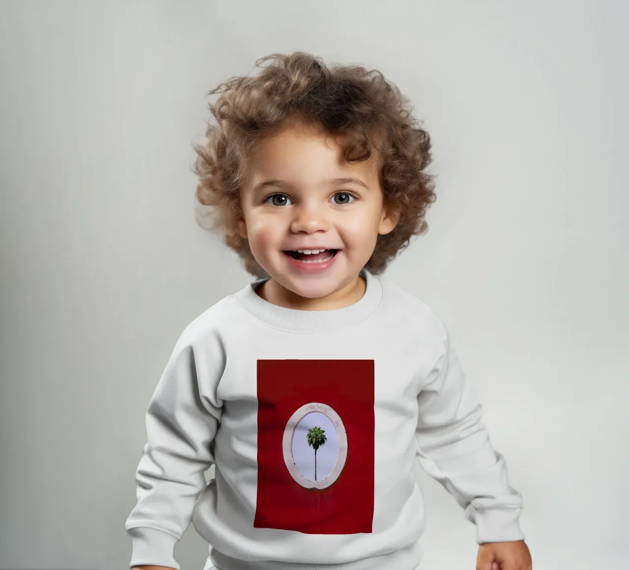 Palm Tree Portrait felpa neonato da Rupert Höller