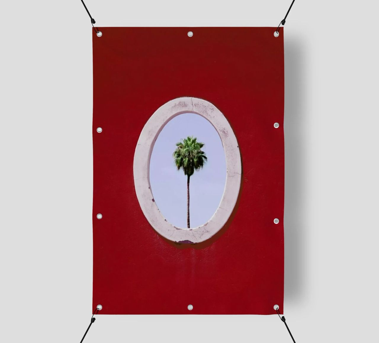 Palm Tree Portrait telo in pvc da Rupert Höller