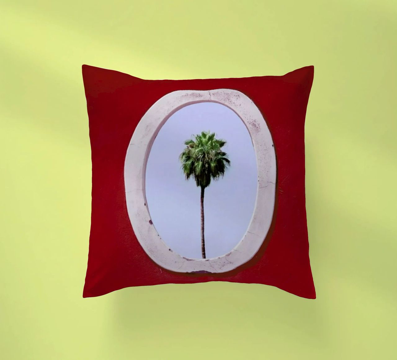 Palm Tree Portrait cuscino da Rupert Höller