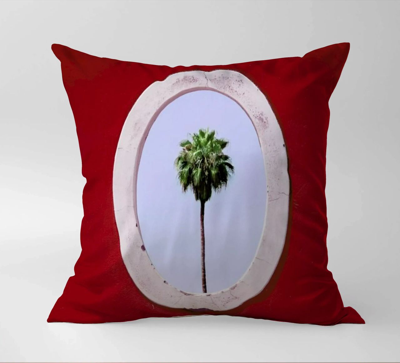 Palm Tree Portrait cuscino da Rupert Höller