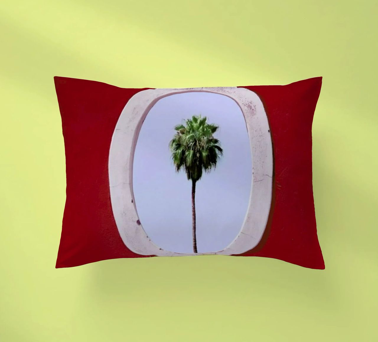 Palm Tree Portrait cuscino da Rupert Höller