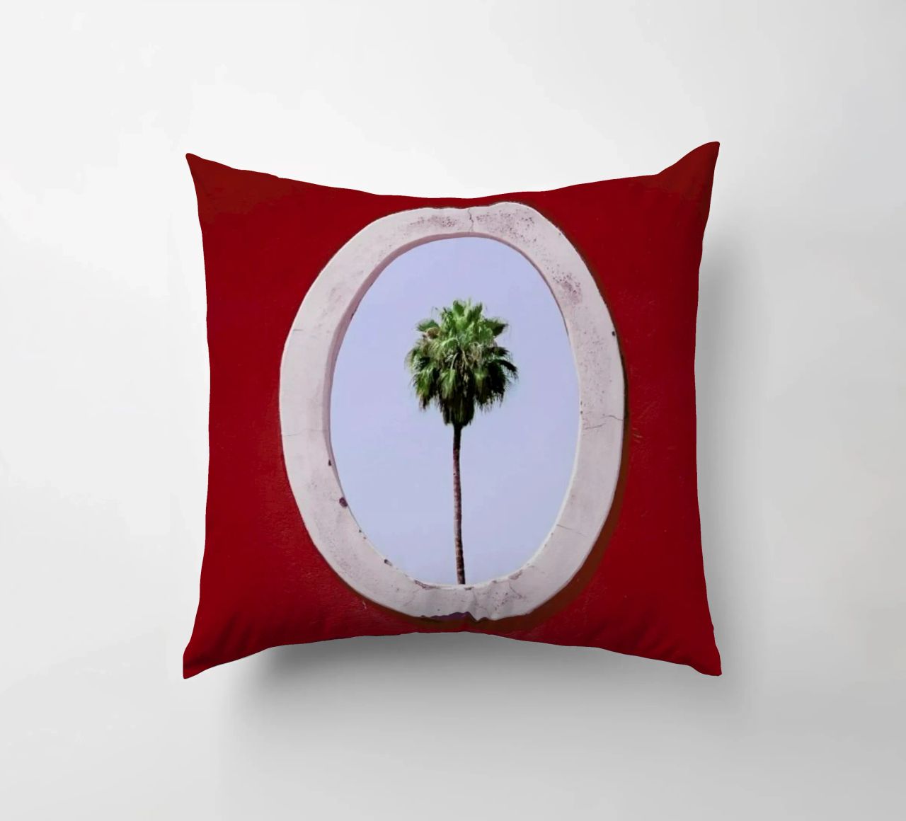 Palm Tree Portrait cuscino da Rupert Höller