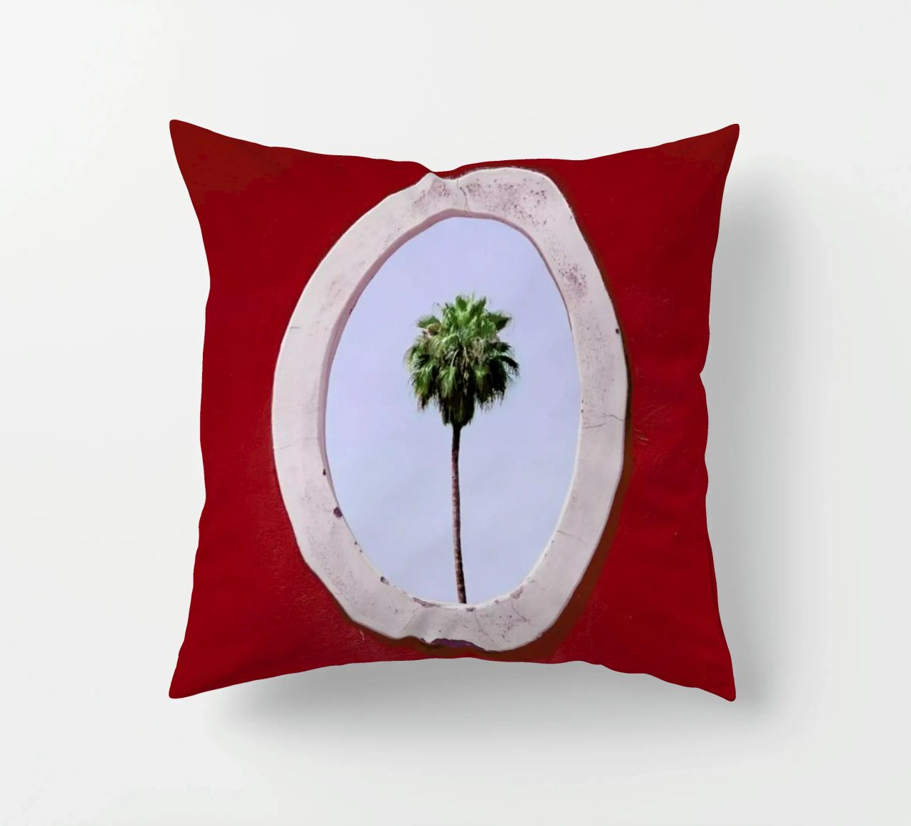 Palm Tree Portrait cuscino da Rupert Höller