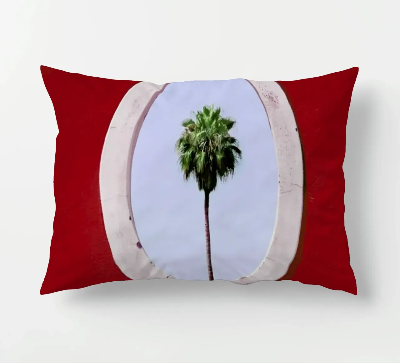 Palm Tree Portrait cojín de Rupert Höller