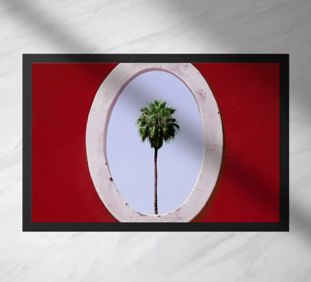 Palm Tree Portrait felpudo de Rupert Höller