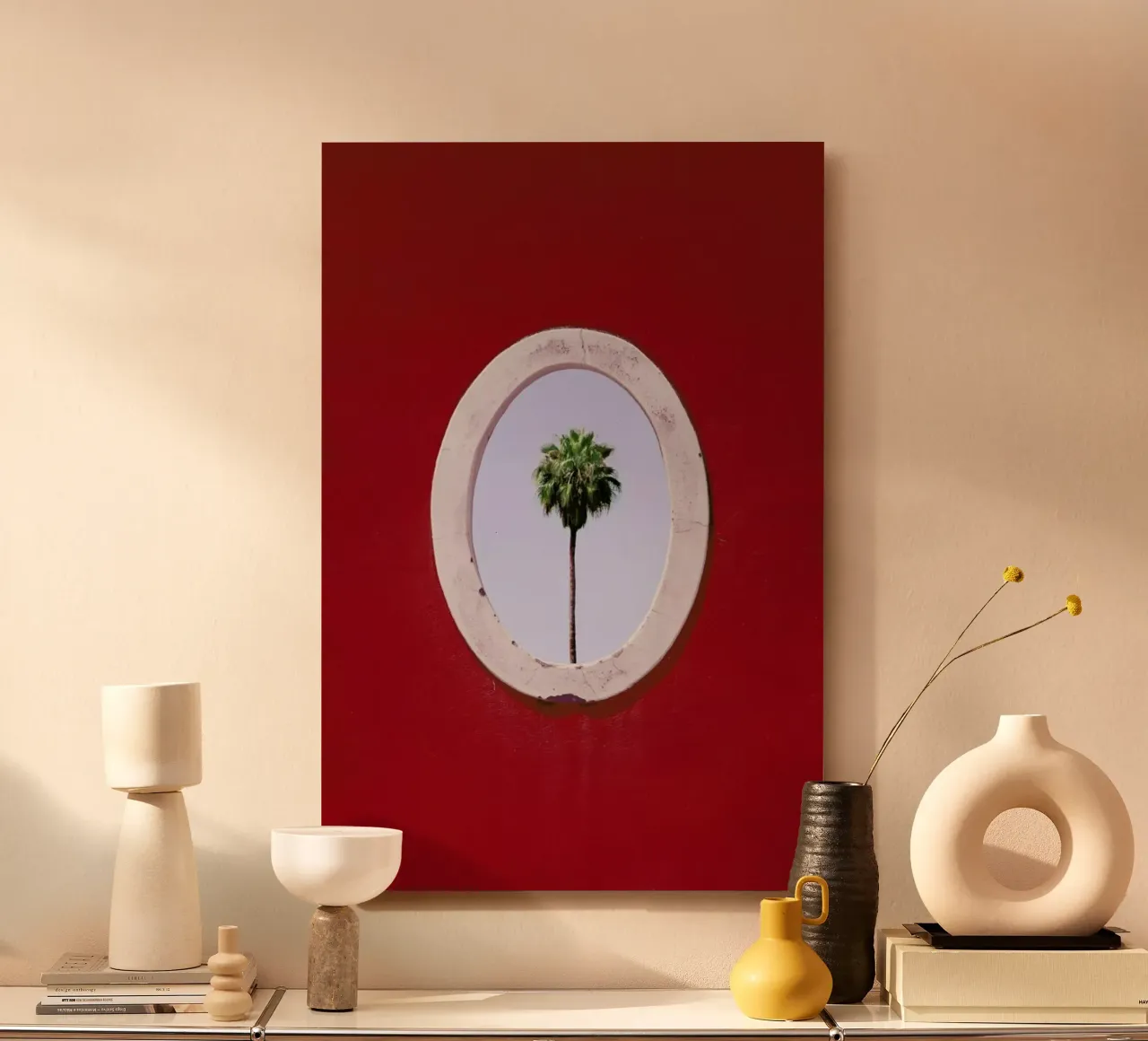 Palm Tree Portrait alluminio dibond da Rupert Höller