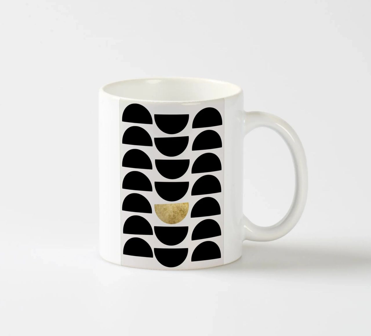 Golden Circle tazza in ceramica da Kubistika