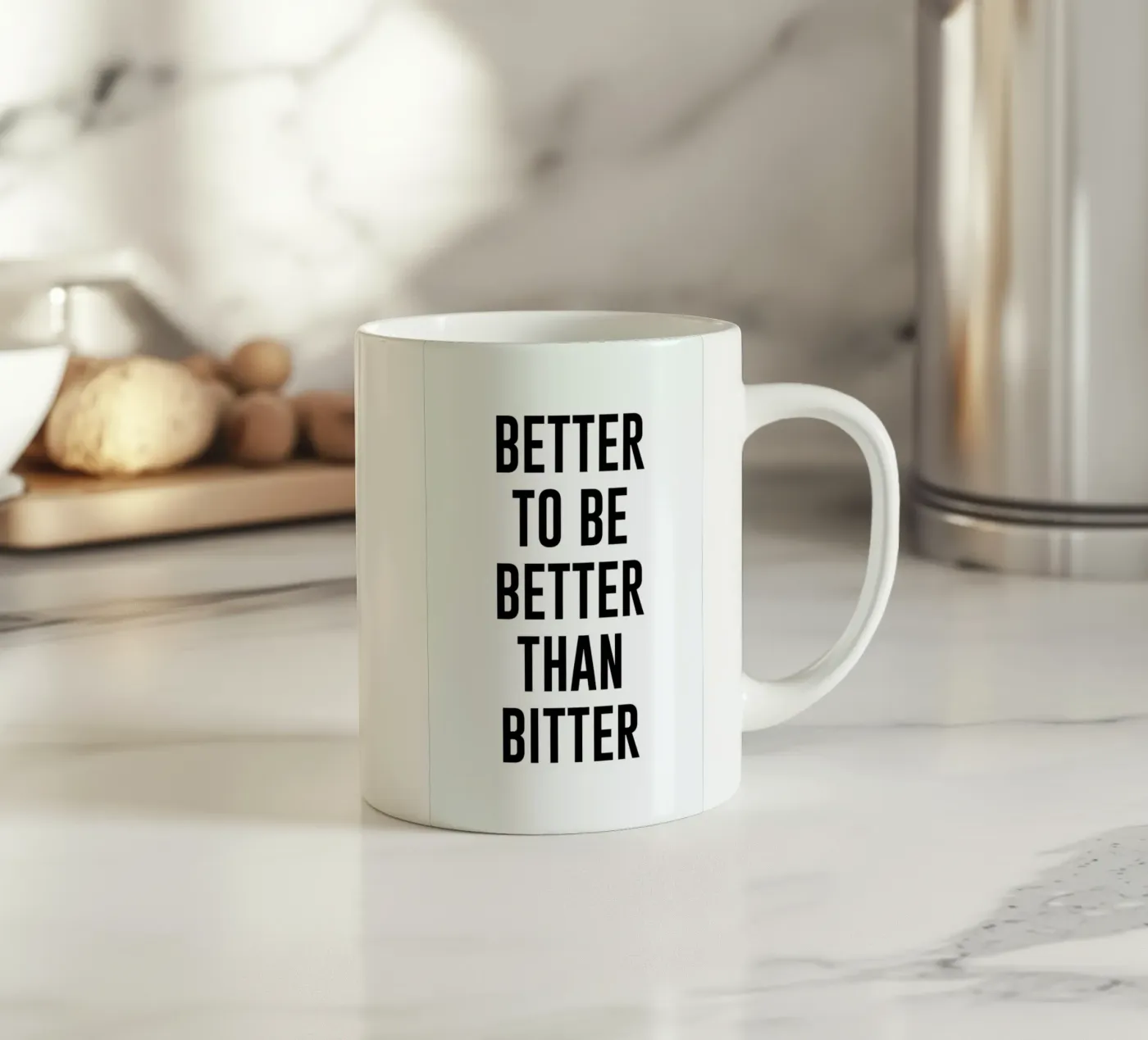 Be Better ceramic mug by daylight design studio