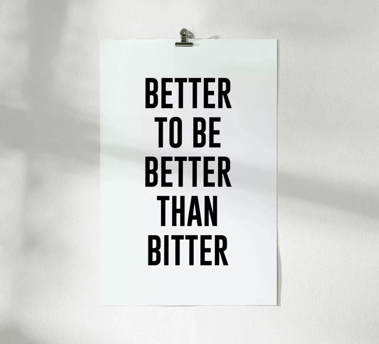Be Better poster by daylight design studio