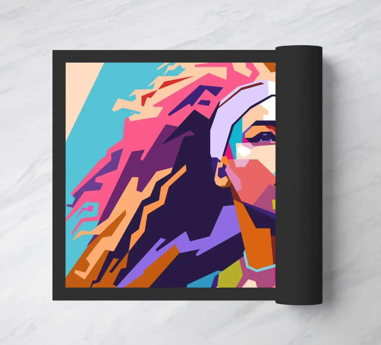 Serena Williams pop art zerbino da Hantamrata