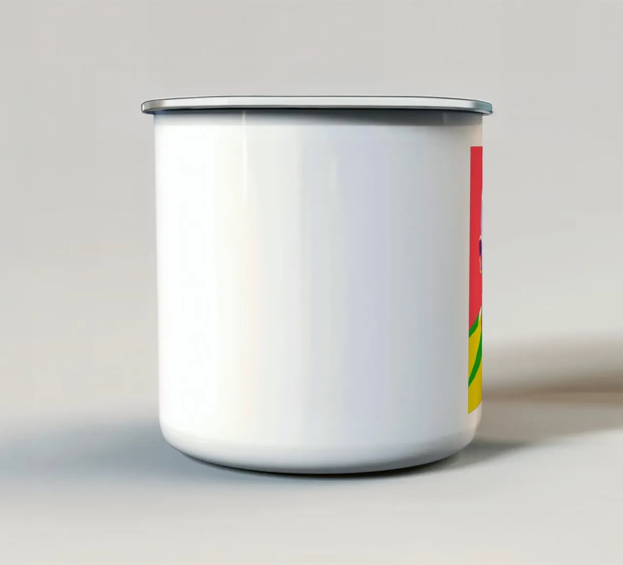 Ronaldo Nazario pop art portrait enamel mug by Hantamrata