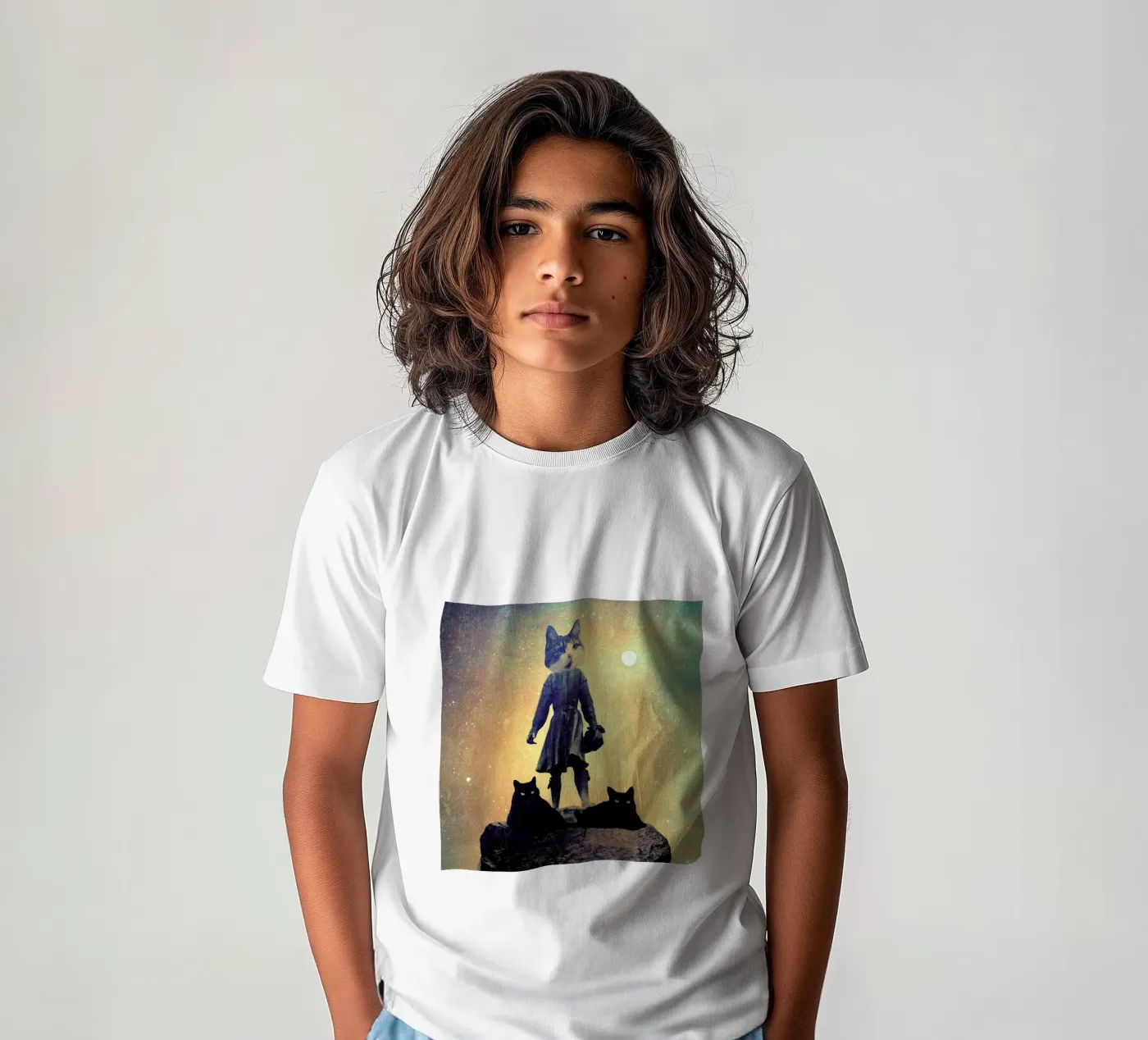 Cats t-shirt bambini da Elisabeth Fredriksson