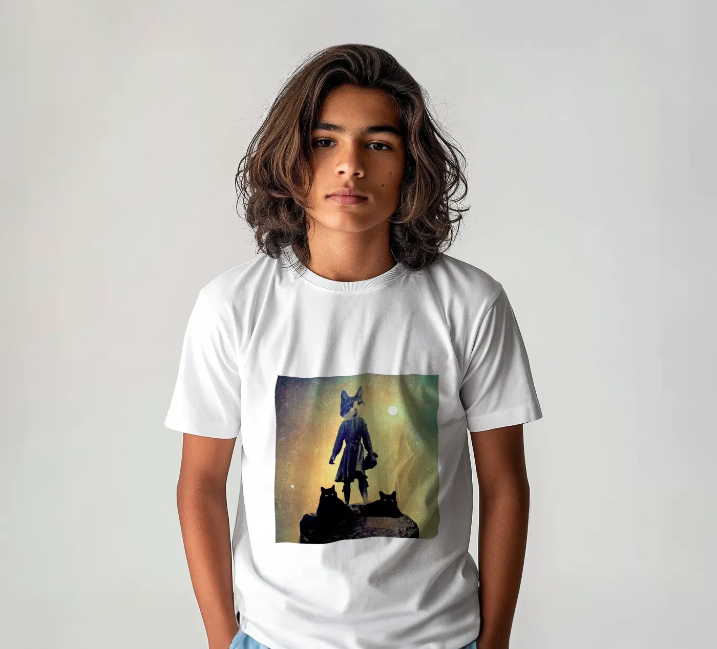 Cats t-shirt bambini da Elisabeth Fredriksson