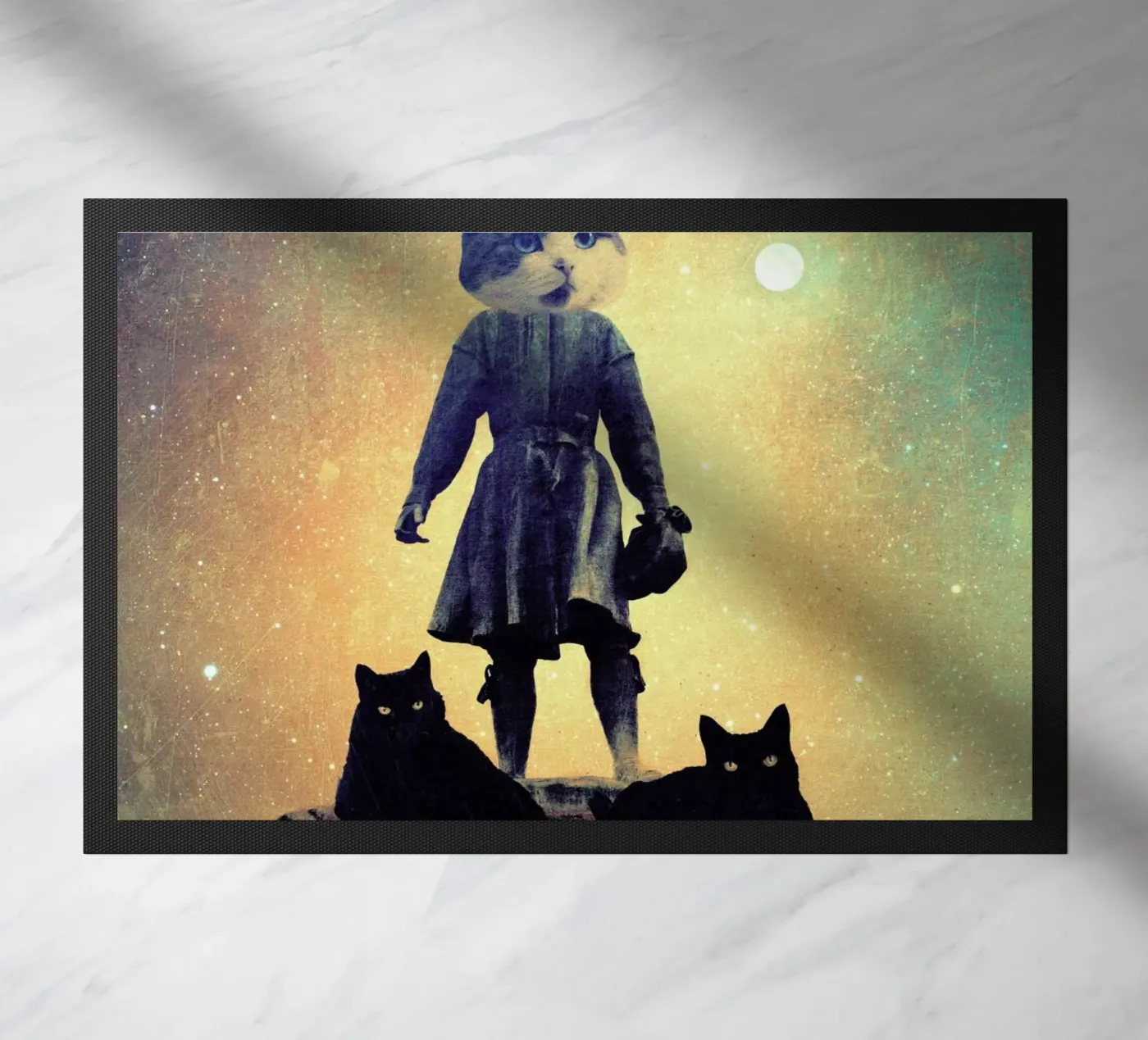 Cats doormat by Elisabeth Fredriksson