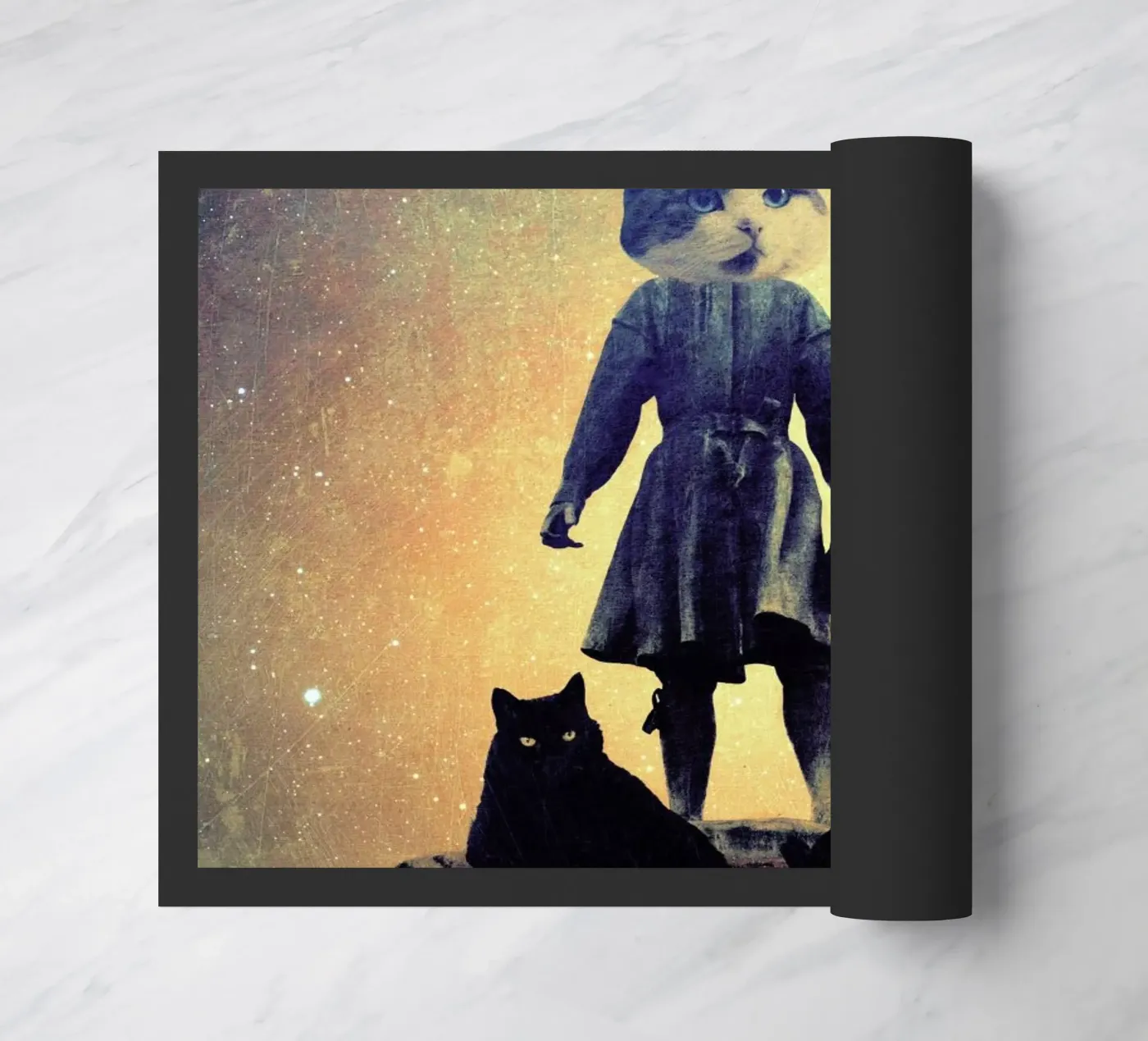 Cats doormat by Elisabeth Fredriksson