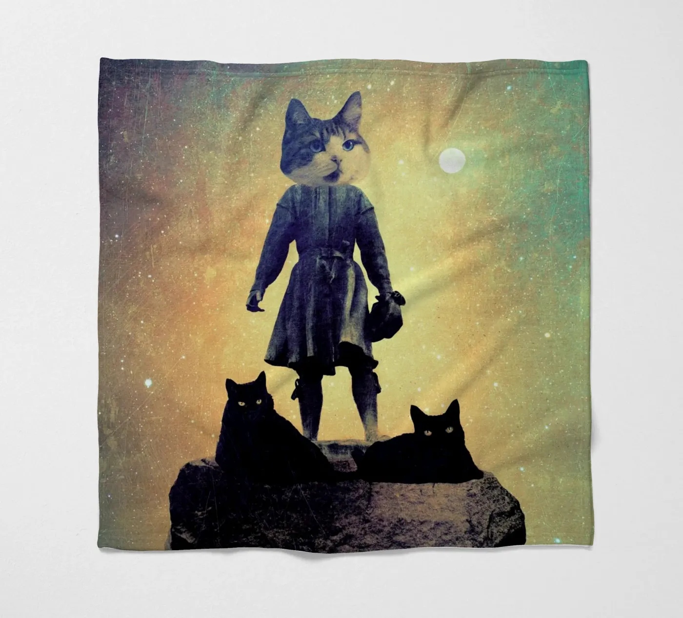 Cats Fleecedecke von Elisabeth Fredriksson