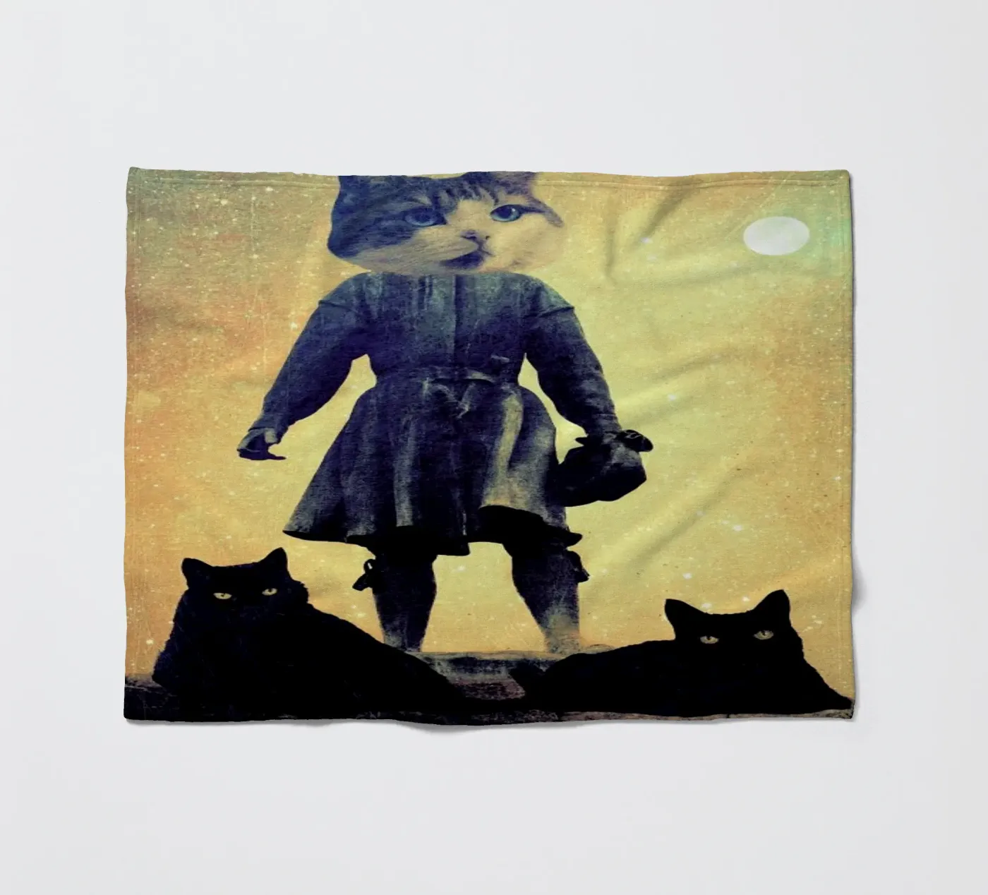 Cats Fleecedecke von Elisabeth Fredriksson