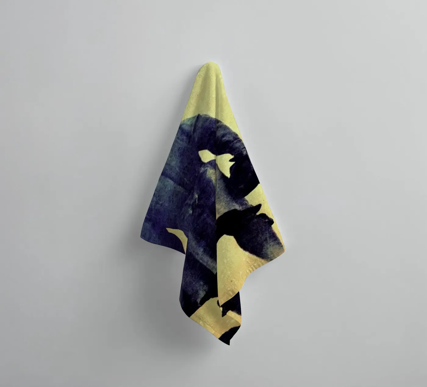 Cats badhanddoek van Elisabeth Fredriksson