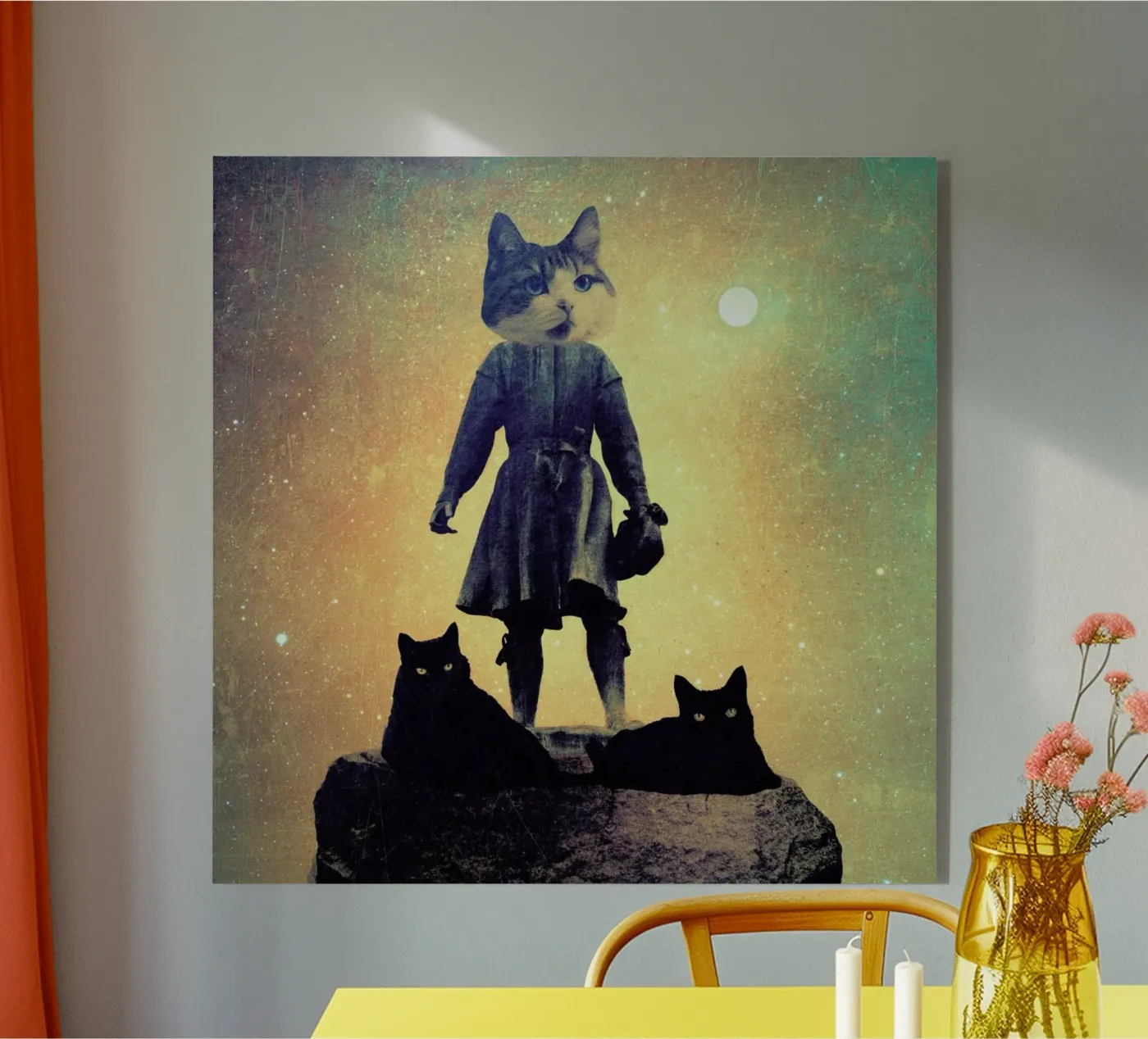 Cats Acryl-Glas von Elisabeth Fredriksson