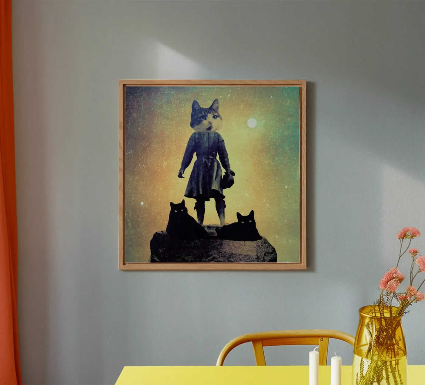 Cats forex plate by Elisabeth Fredriksson
