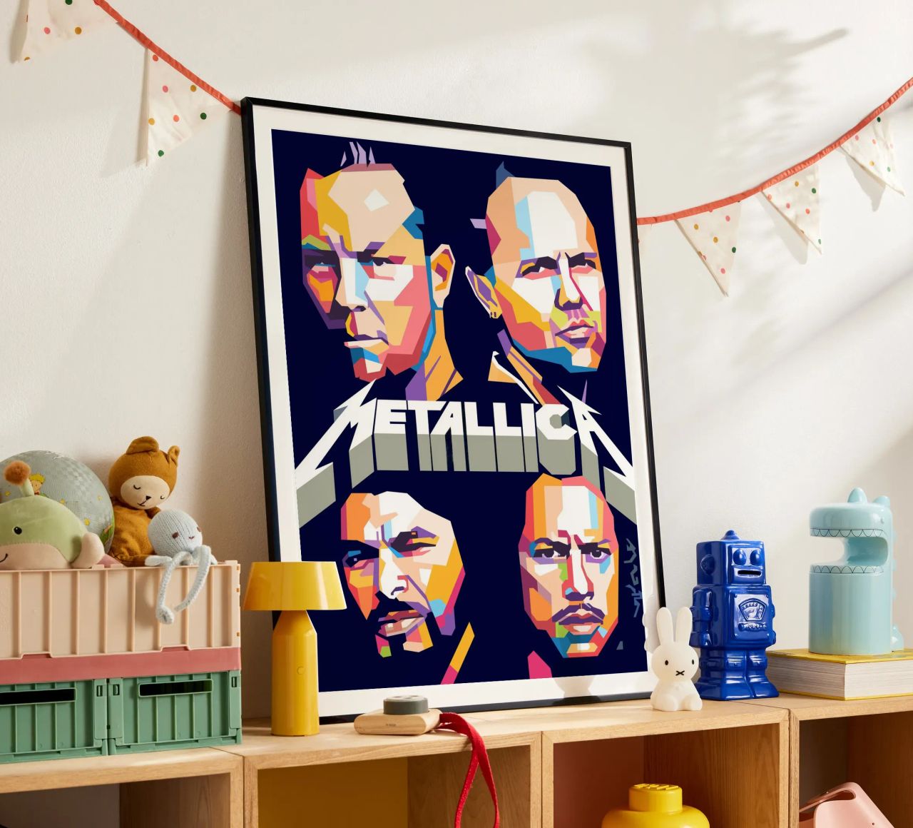 Metallica artwork poster by Hantamrata