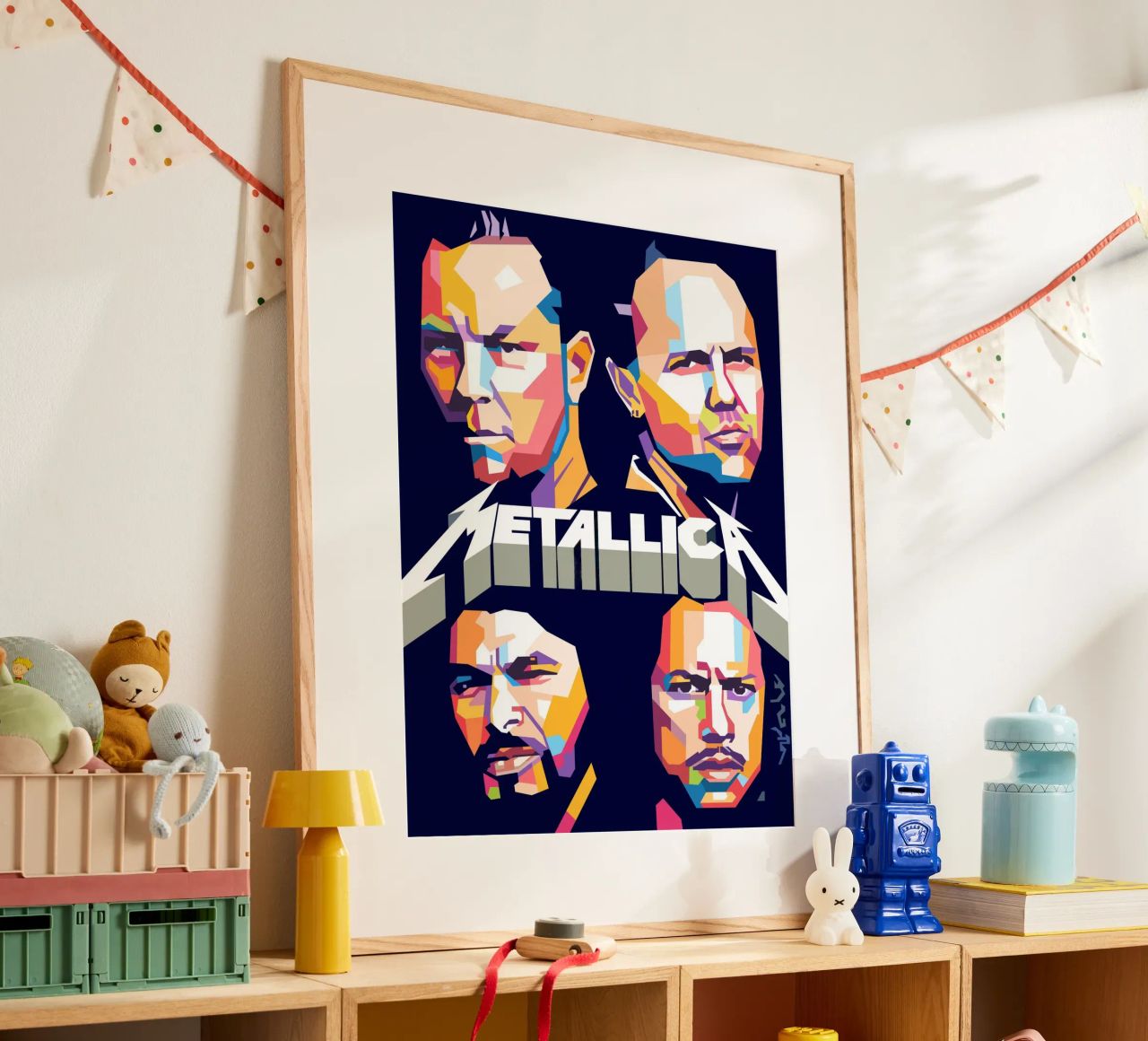 Metallica artwork poster by Hantamrata