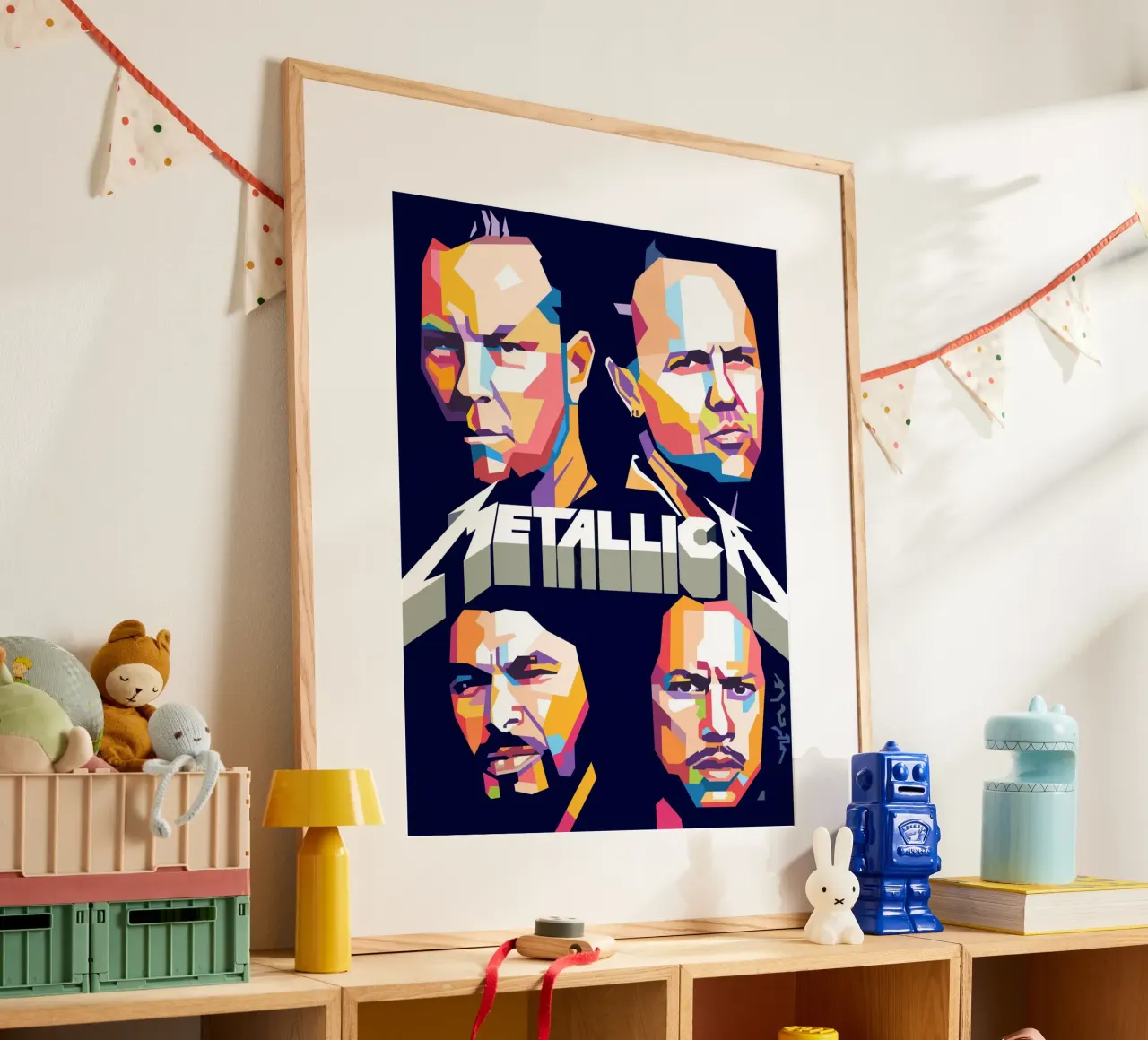 Metallica artwork poster by Hantamrata