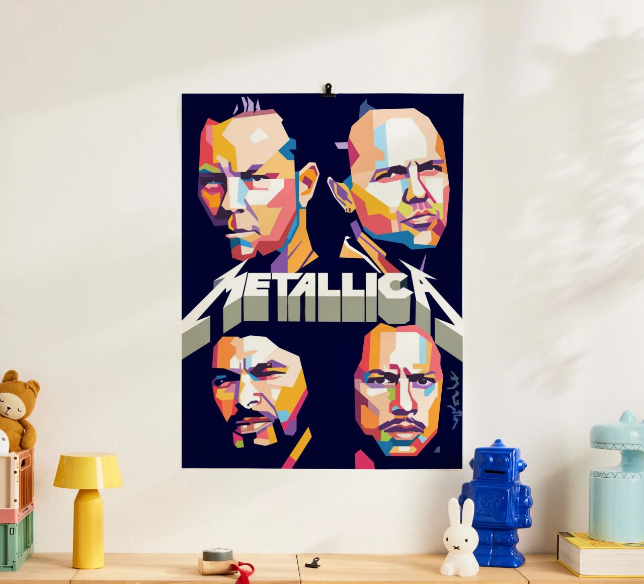 Metallica artwork poster by Hantamrata
