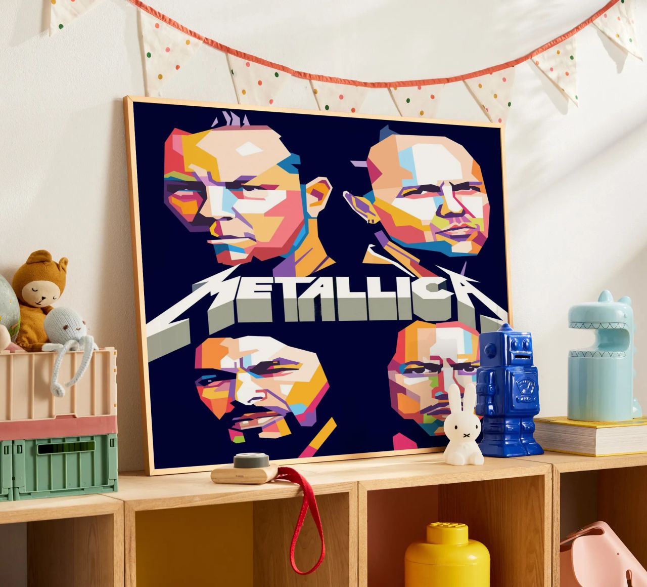 Metallica artwork poster by Hantamrata