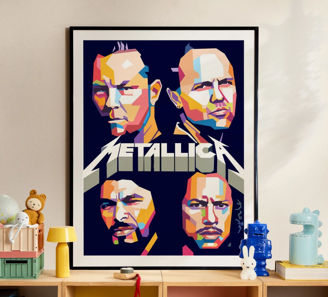 Metallica artwork poster by Hantamrata