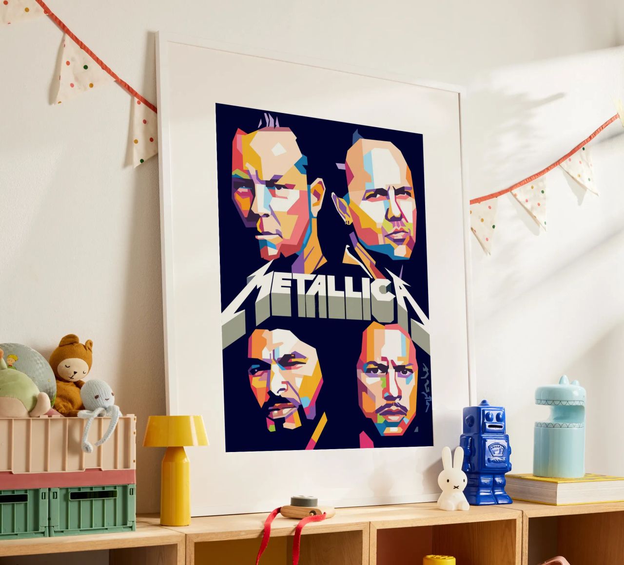 Metallica artwork poster by Hantamrata