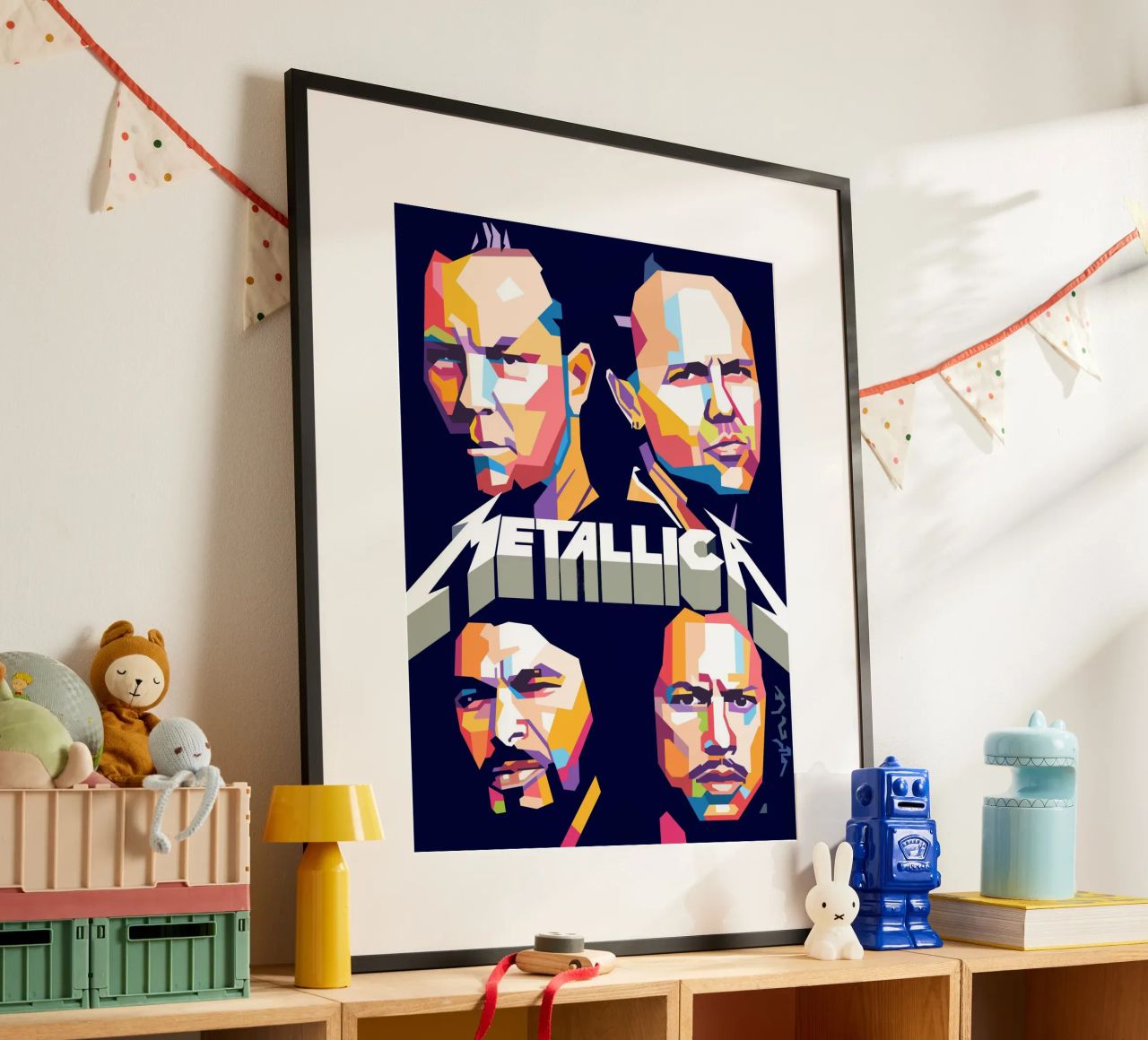 Metallica artwork poster by Hantamrata
